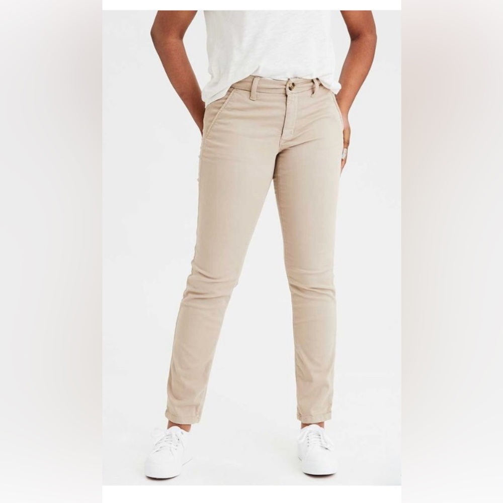 American Eagle Outfitters Tan Skinny Pants